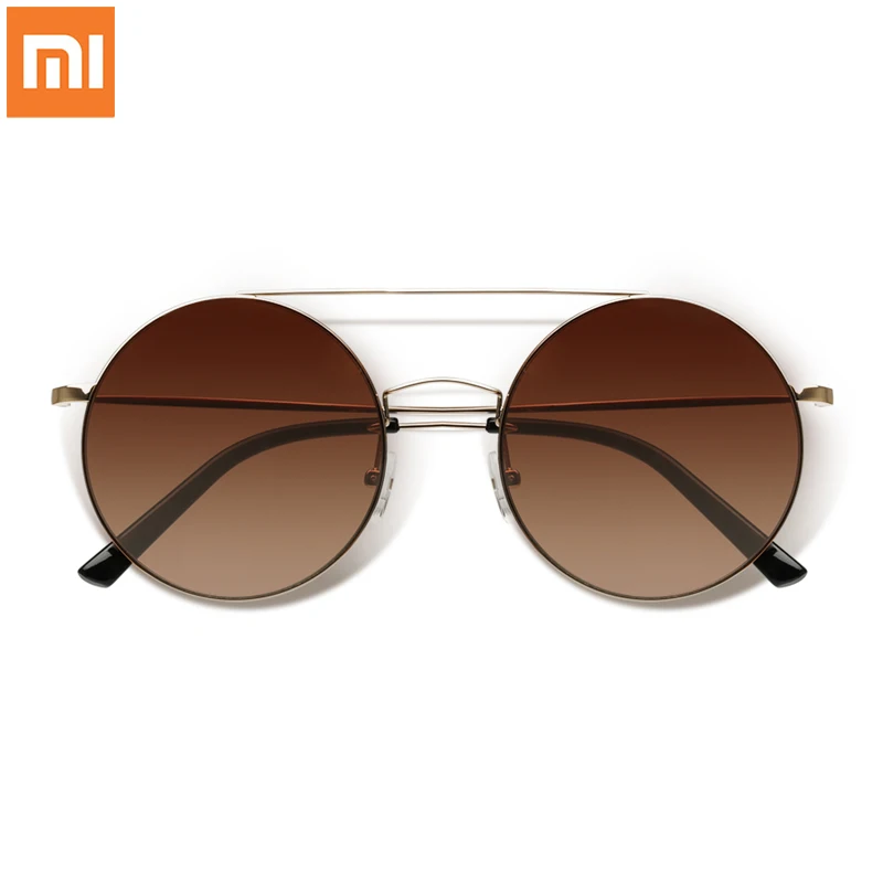 Dark Brown Оригинальные нейлоновые солнцезащитные очки Xiaomi Mijia TS ультратонкий легкий дизайн для путешествий на открытом воздухе для мужчин и женщин - Цвет: Dark Brown