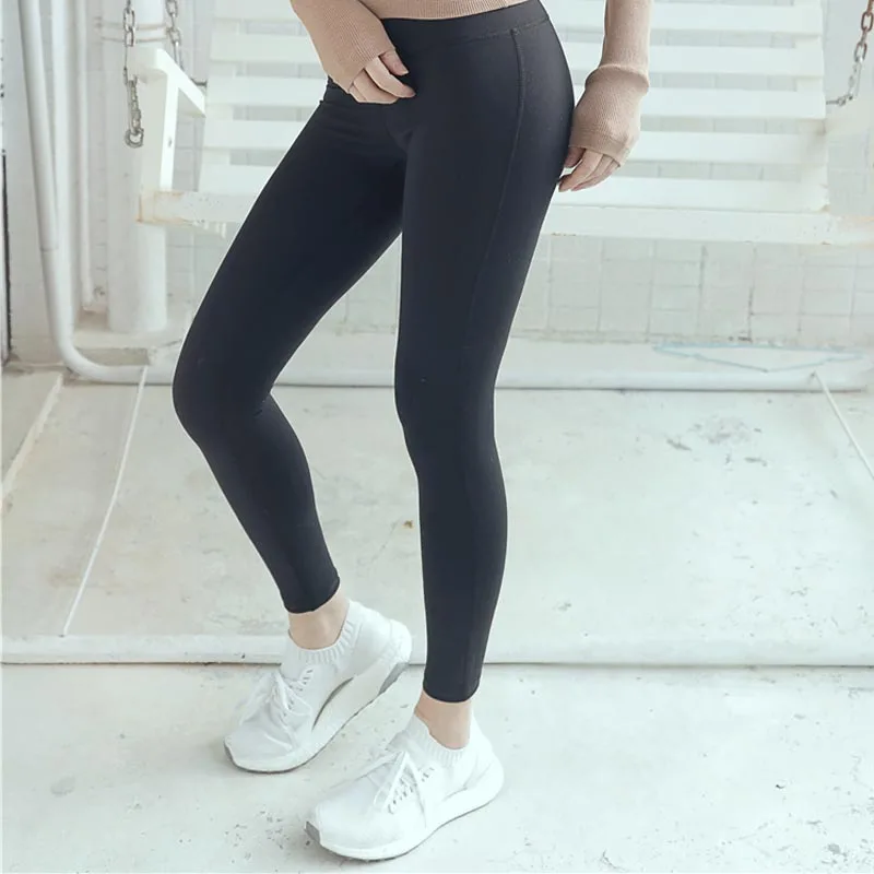 Женские повседневные леггинсы SOISOU 4 вида цветов с высокой талией высокая