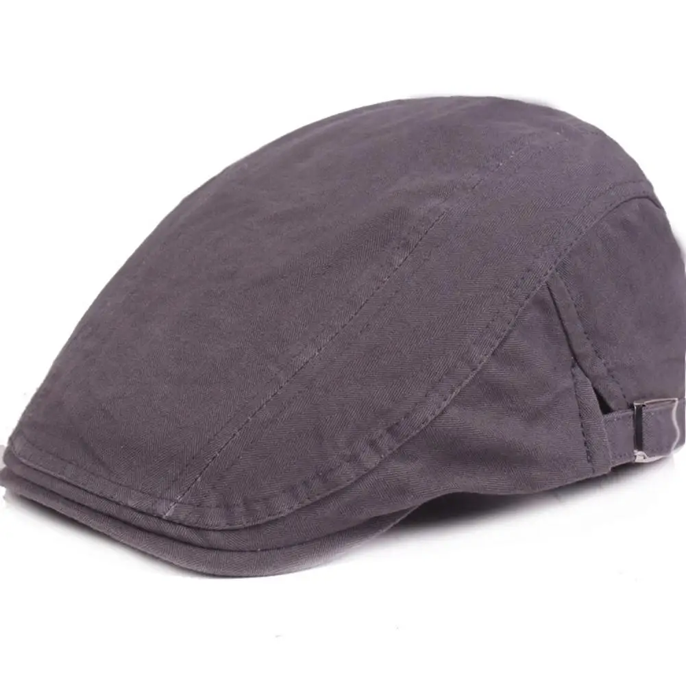 

MISSKY Unisex Cotton Adjustable Breathable Peaked Cap Chic Outdoor Beret Cap Gift