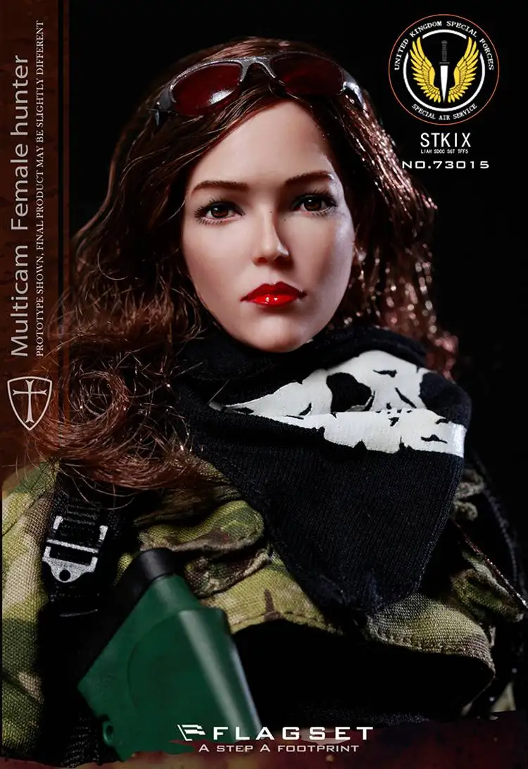 1:6 боевой Ангел Анжела женский hunter солдат набор фигурку игрушечные весы куклы