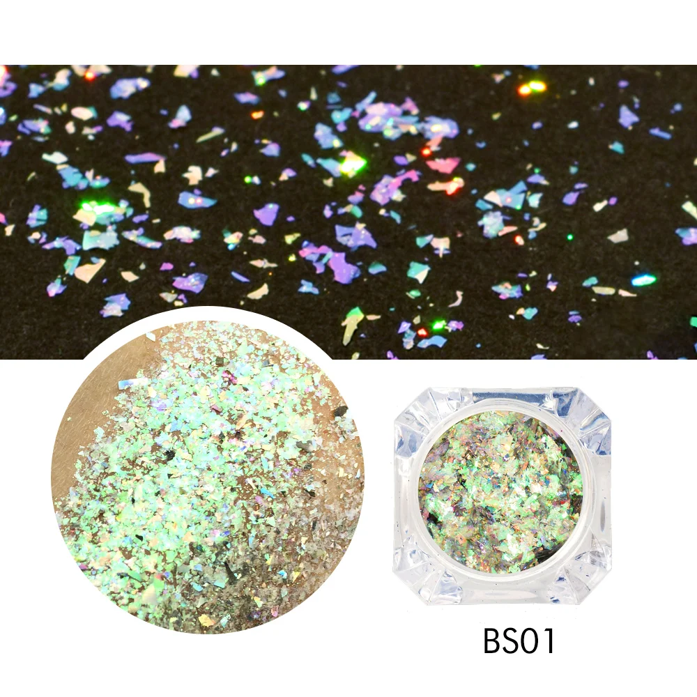 12 цветов блестящие тени для век порошок Полярный Хамелеон вспышка мерцающий хайлайтер пигмент водонепроницаемый металлик тени для век MN129