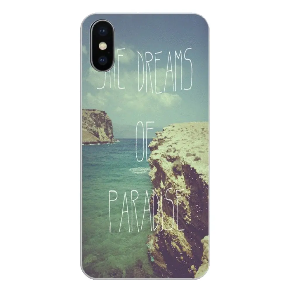 Рай пляжная Летняя женская Цитата силиконовый чехол для телефона Xiaomi Redmi 4x S2 3S Note 3