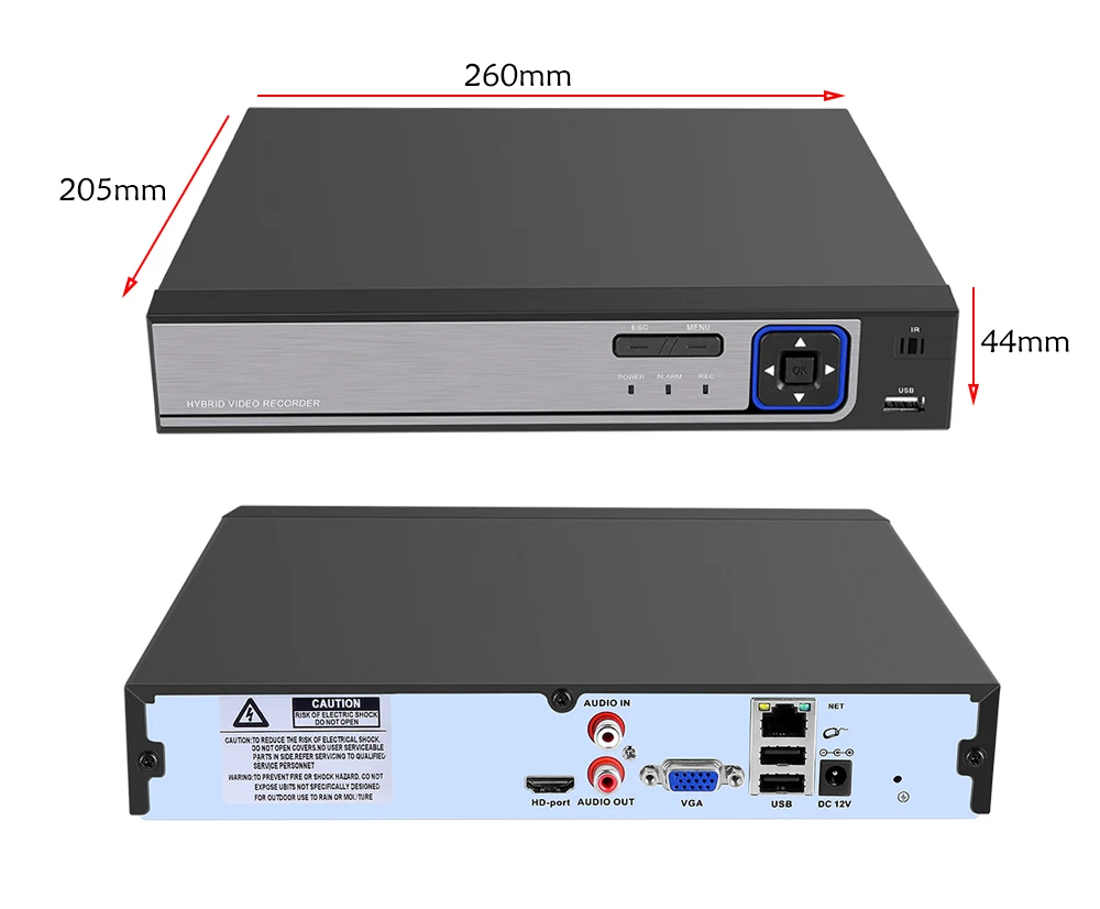 Сетевой видеорегистратор видеонаблюдения Full HD 1080P 32 канала HI3536 поддержка Wi Fi 3G RTSP