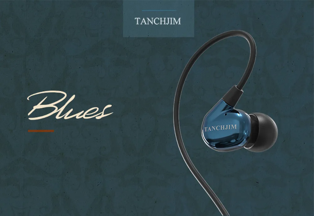 Tanchjim Blues ДМТ один динамический привод наушники-вкладыши HiFi наушники с функцией превосходной передачи басов музыкальные наушники кора кислорода p1 nu2f KING видно x1 № 3