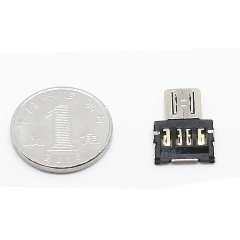 100 шт Android телефон OTG адаптер USB к Micro мини разъем Мобильный для расширения памяти