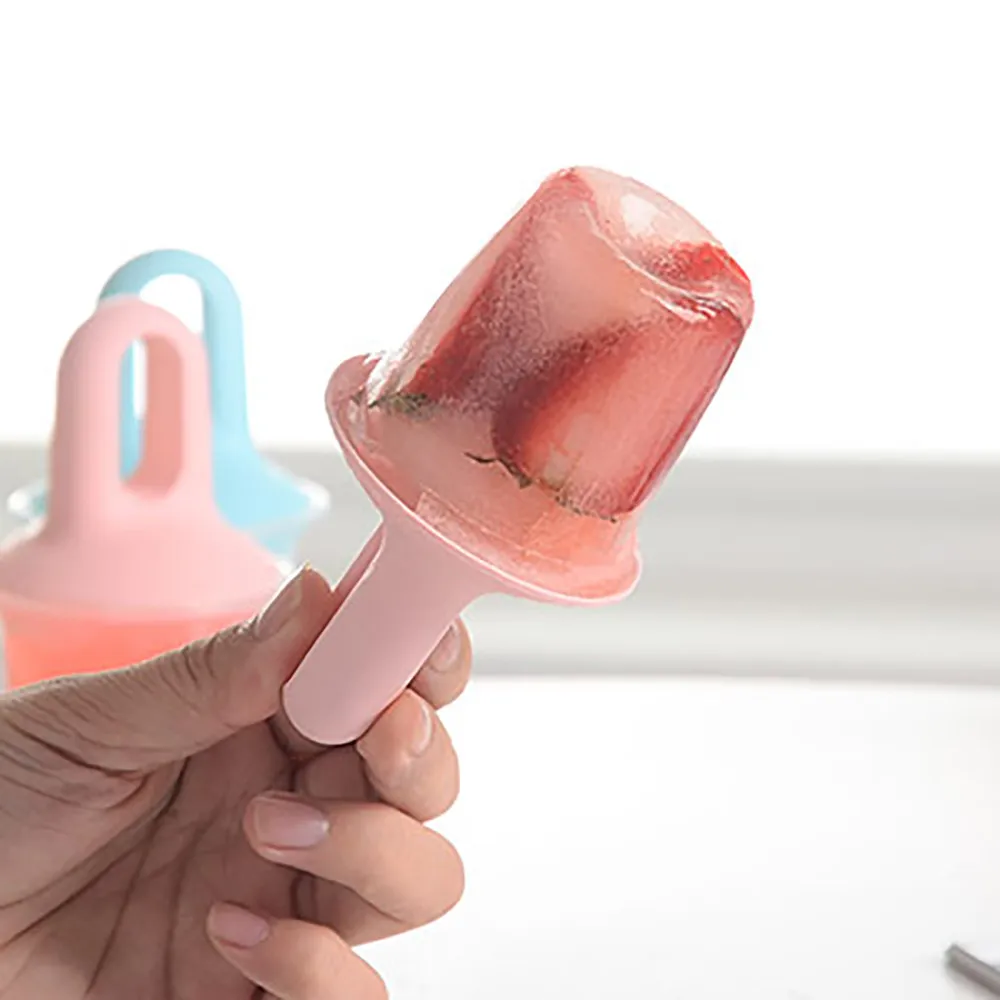 Детская форма для мороженого палочка сока Glacon коробка Пряжка с крышкой палка DIY