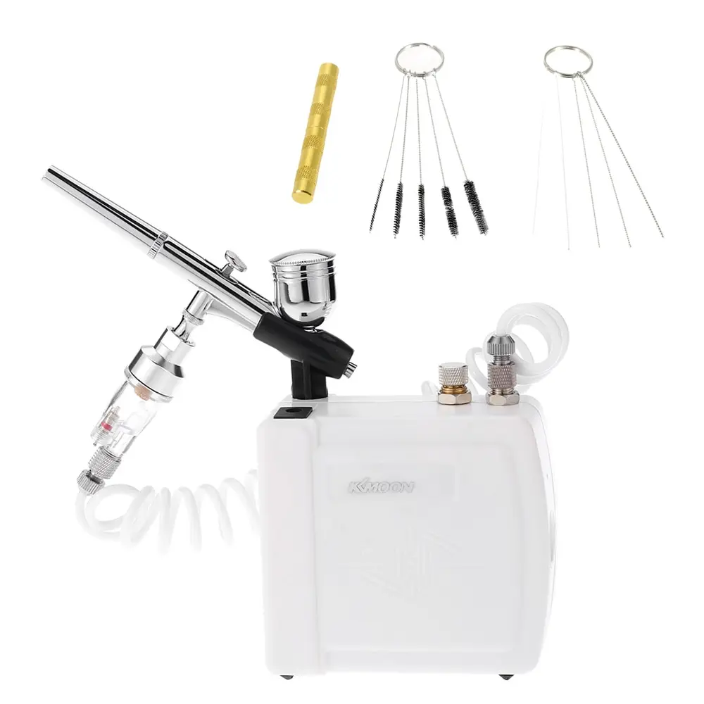 Аэрограф Двойного действия комплект с компрессором для художественной живописи