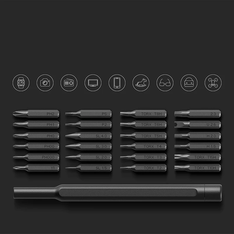 Оригинальный Xiaomi Mijia Wiha ежедневное использование для отвертки алюминиевая