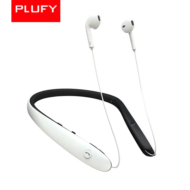 Беспроводные Bluetooth наушники PLUFY с шейным ободом стереонаушники шумоподавлением и