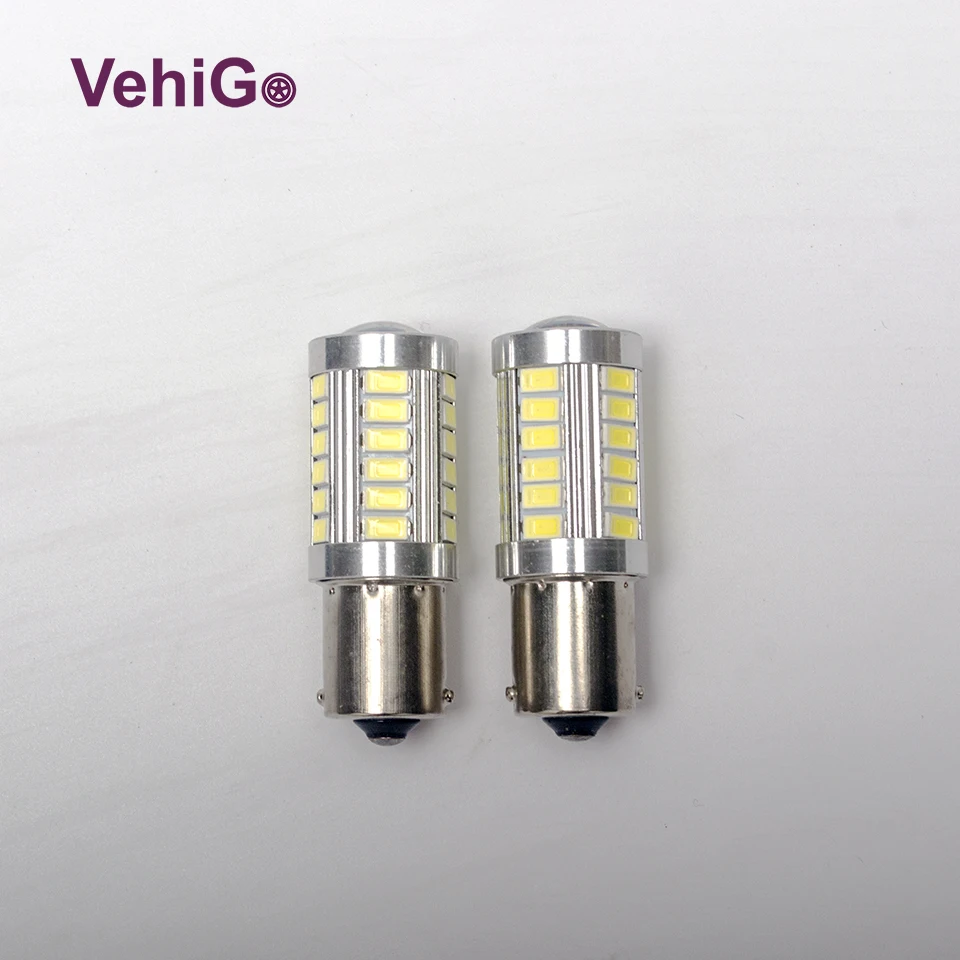 VehiGo 1156 P21W BA15S 5630 5730 Светодиодные стоп сигналы 12V Авто обратный сигнал поворота