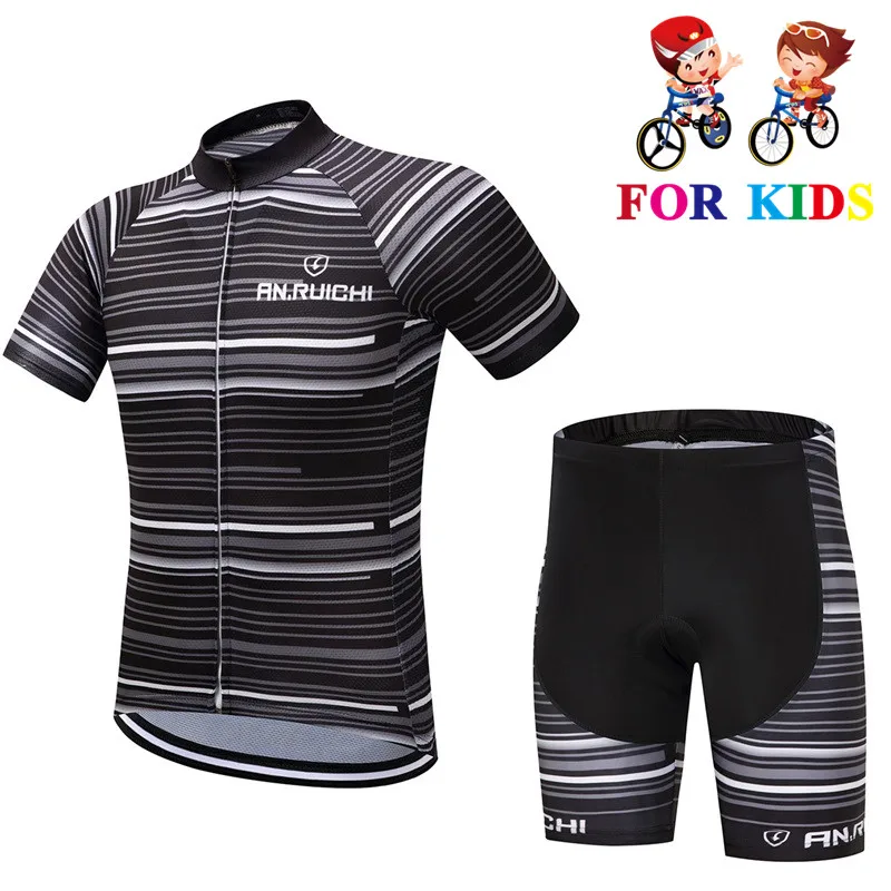Детский комплект Джерси для велоспорта 2018 мальчиков веломайка быстросохнущая