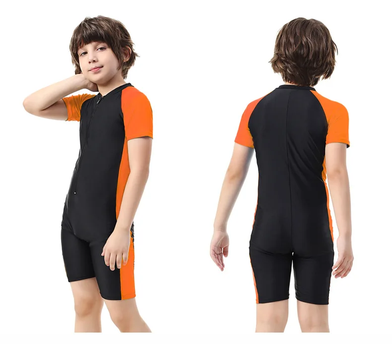 SBART Lycra Shorty Swimwear for Boy Girl Sun Protection Children Kids Swimming Bodysuits Elastic Quick-dry Bathing Suits