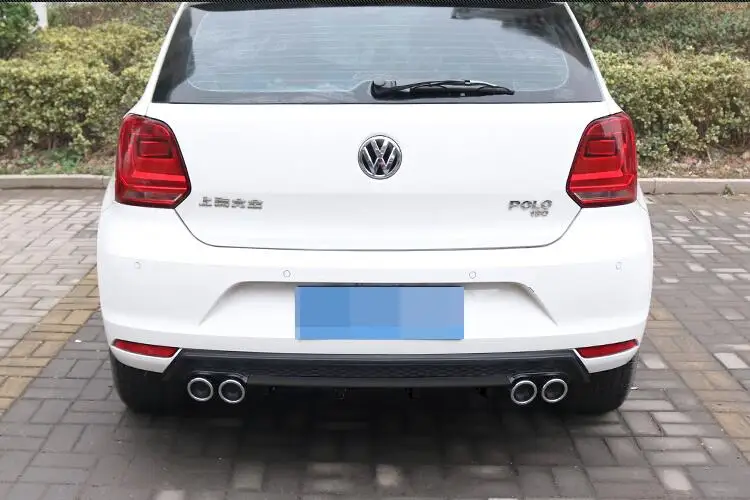 Для- Volkswagen Polo диффузор заднего бампера защитные бамперы Задний Спойлер ABS Материал обвес бампер задняя губка