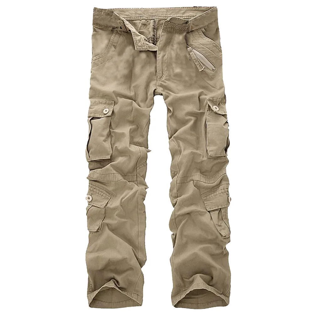 Дышащие легкие быстросохнущие повседневные мужские модные хлопковые брюки с