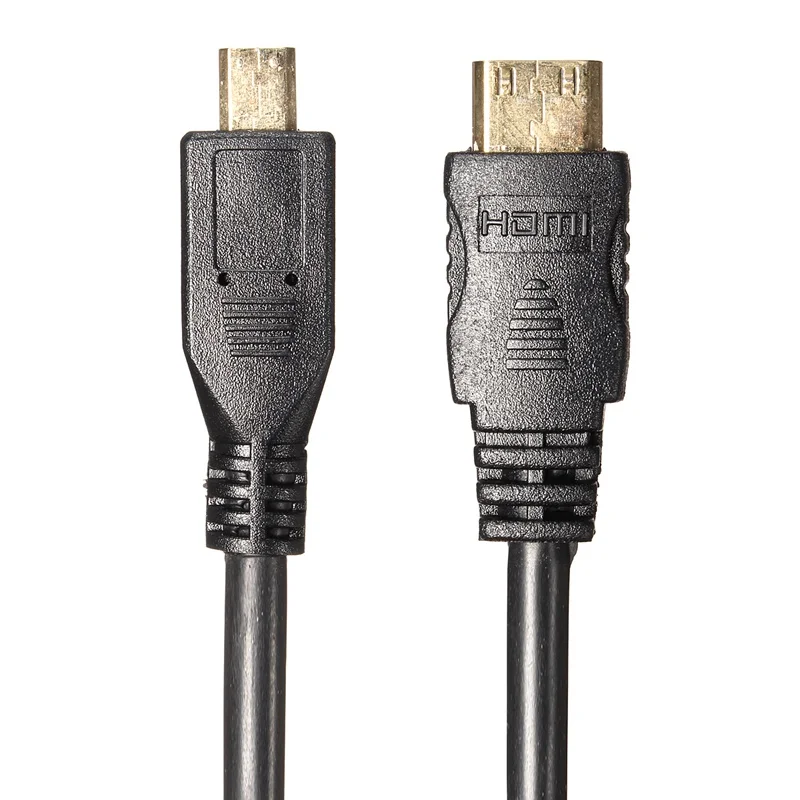 LEORY 30 см 1 фута HDMI 4 Mini штекер к Micro Мужской видео кабель адаптер типа C D Высокое