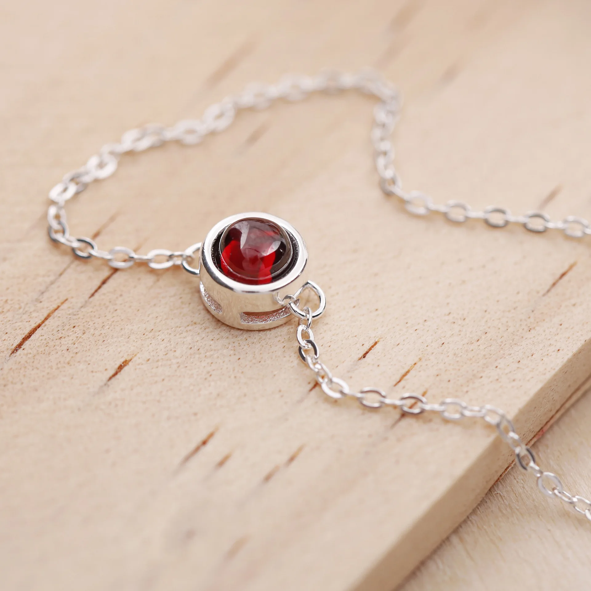 Женский гипоаллергенный браслет из серебра 100% пробы|bracelets for|garnet braceletbracelets for women |