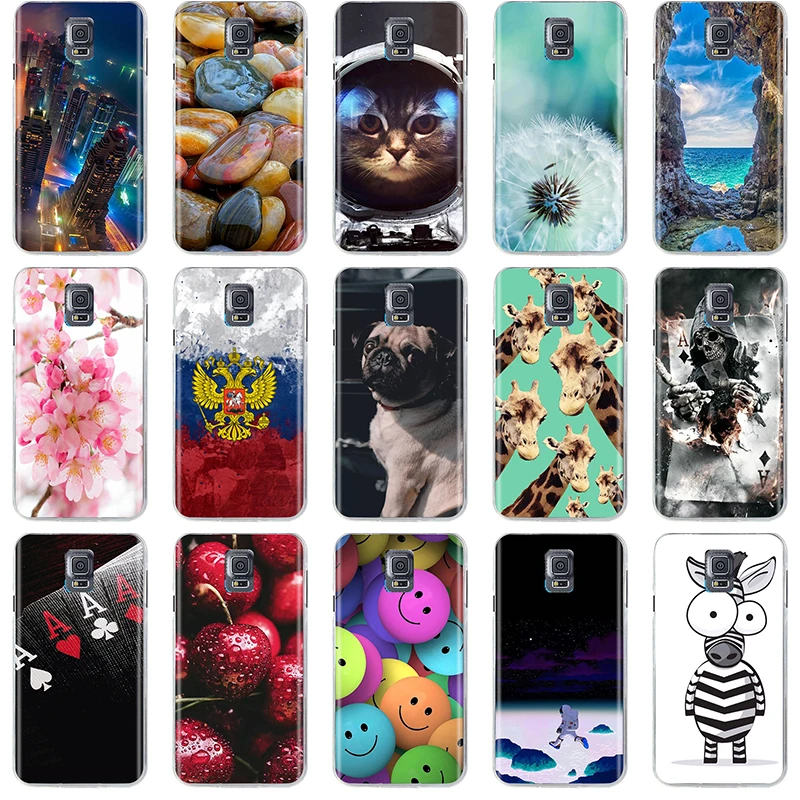 Чехол для Samsung S5 силиконовый чехол Galaxy мягкий TPU Fundas G900F Coque | Мобильные телефоны и