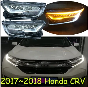 2pcs per set 1 комплект светодиодный,~, автомобильный Стайлинг для CRV головной светильник, Дневной светильник, автомобильные аксессуары, автомобильный бампер фары CRV Головной фонарь - Цвет: 2pcs per set