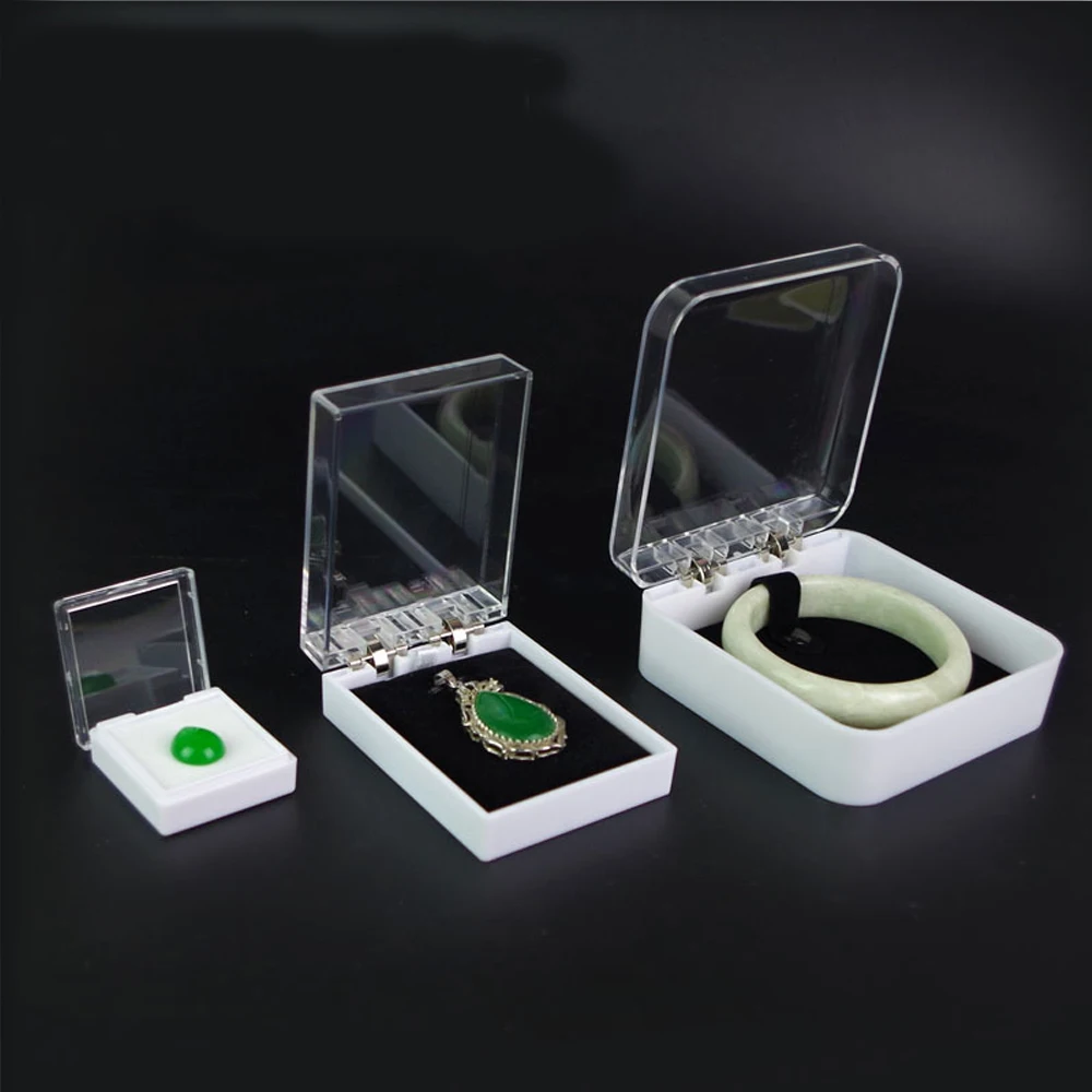 Акриловая прозрачная витрина органайзер для хранения колец браслетов подвесок
