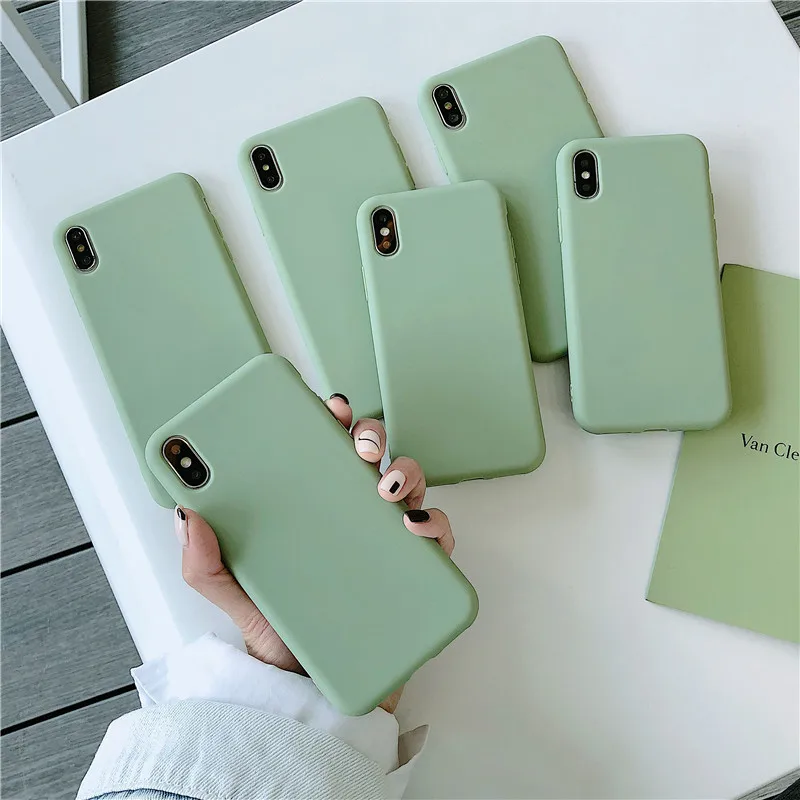 Чехол для Iphone X Xs Max 6s 7 8plus Xr из мягкого ТПУ|Бамперы| |