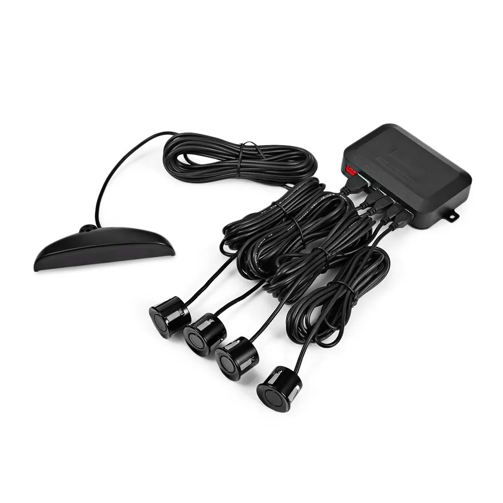 Парктроник с 4 датчиками парковки цифровой светодиодный радар монитор датчиком