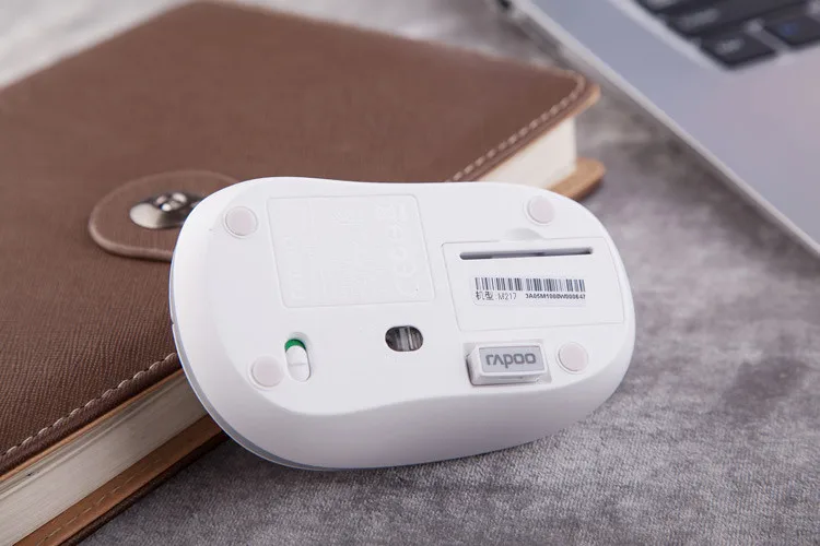 Оригинальная Беспроводная оптическая мини-мышь Rapoo 2,4G, надежная мышь 1000 dpi с Nano USB Приемником Для компьютера, ноутбука, рабочего стола, офиса