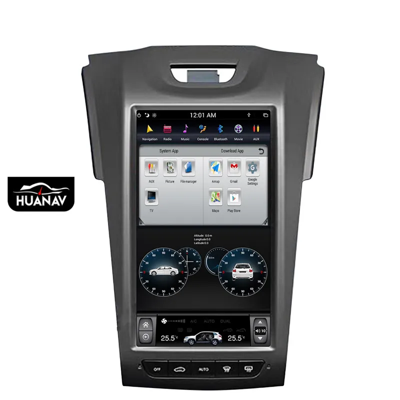 Автомобильный DVD плеер в стиле Tesla GPS навигатор для Isuzu D Max 2010 2019 Chevrolet S10 Trailblazer