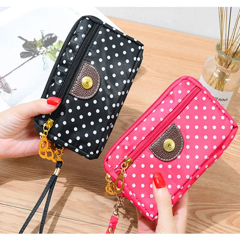 Женская мода 3 слоя женские сумки для мобильного телефона кошелек сумка на молнии