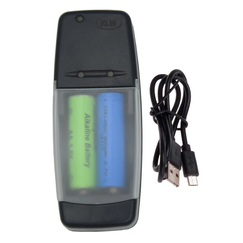 2 слота Smart USB батарея зарядное устройство для перезаряжаемые 1,2 в AA AAA NiMh NiCd 1,5 щелочные 3,7 литиевая батарея