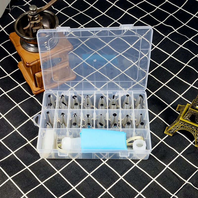 32 шт./компл. украшения для десертов насадка из нержавеющей стали 2 кондитерских