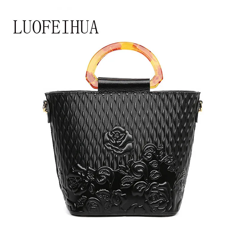 LUOFEIHUA 2019 новая высококлассная кожаная тисненая сумка большой емкости фирменная