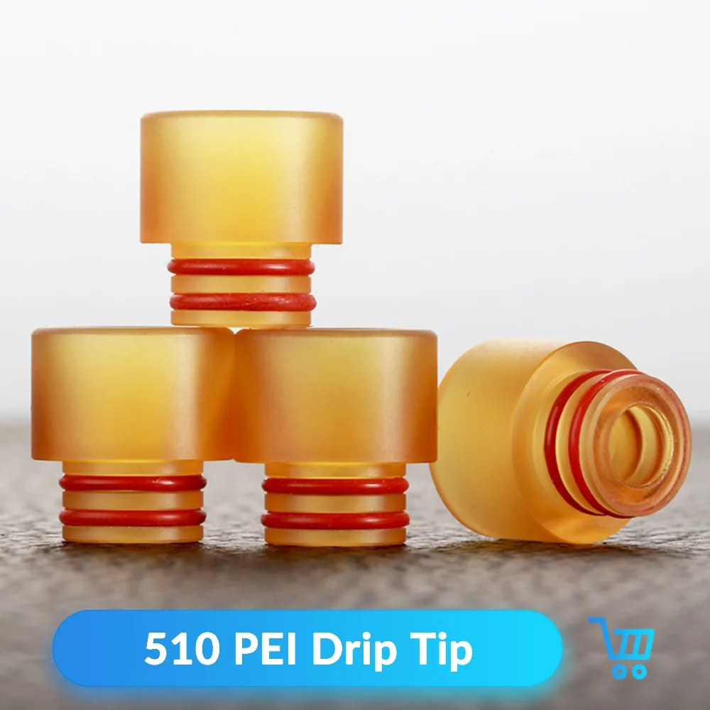 Дрип тип Quartz Banger 2 шт./лот 510 PEI для V8 Baby Thread RDA RTA атомайзер аксессуары вейпа