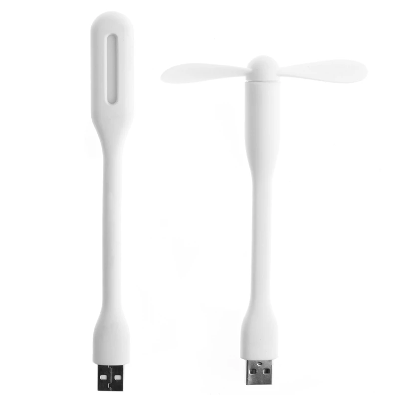 Гибкий USB вентилятор USB светодиодный светильник лампа для MacBook ноутбука ПК power Bank