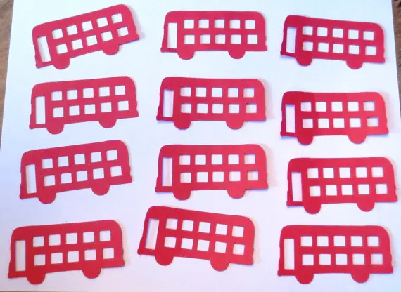 Двухслойные вырезы в виде автобуса для свадьбы дня рождения вечеринки честь