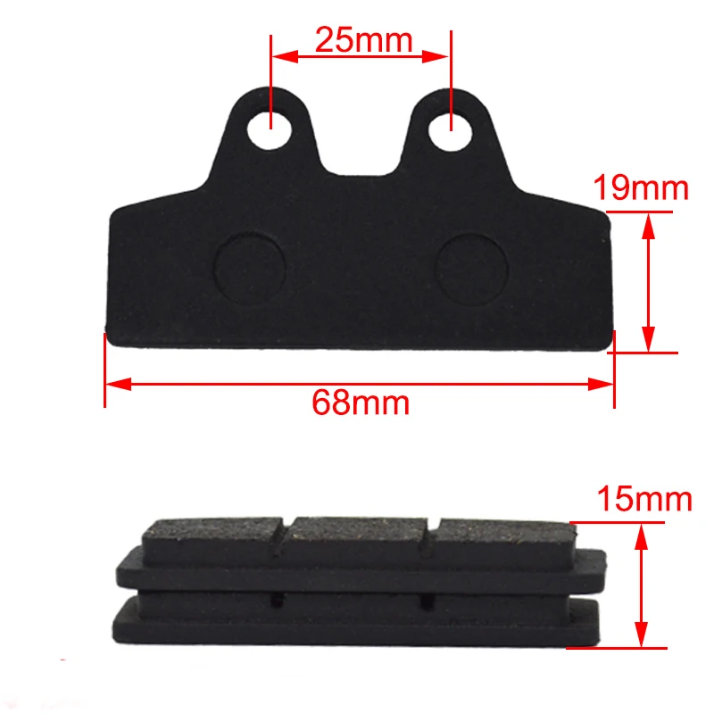

1 Pair Disc Brake Pad for Motorcycle Electric Scooter Moped Trike