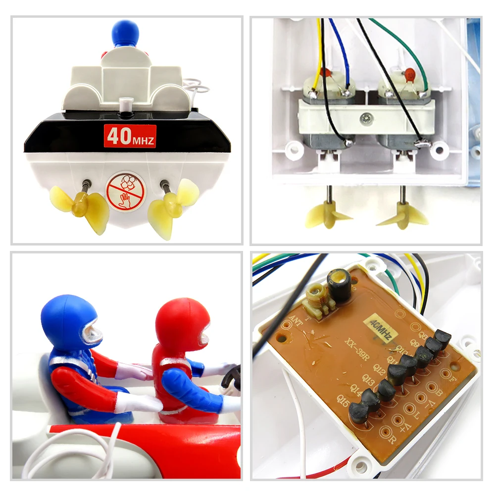Flytec 2011-15B 40 МГц 4CH 10 км/ч высокая скорость парусный Электрический RC корабль игрушка гоночный RC лодка для детей