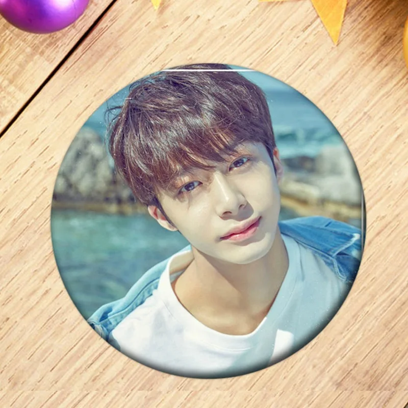 Корейский MONSTA X альбом 1st Shinee Forever 58 мм круглый значок булавки и броши для одежды шляпа рюкзак