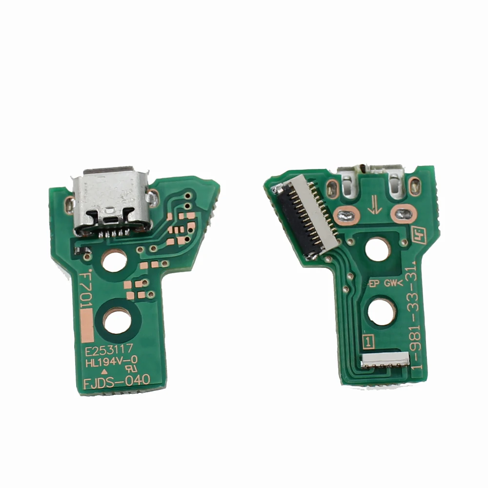 TingDong для Dualshock 4 PS4 Pro Slim зарядное гнездо контроллера порт плата JDS040 с 12 контактами