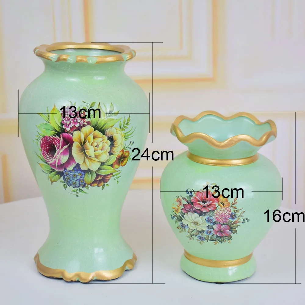 Европейская классическая керамическая ваза для цветов центральные части