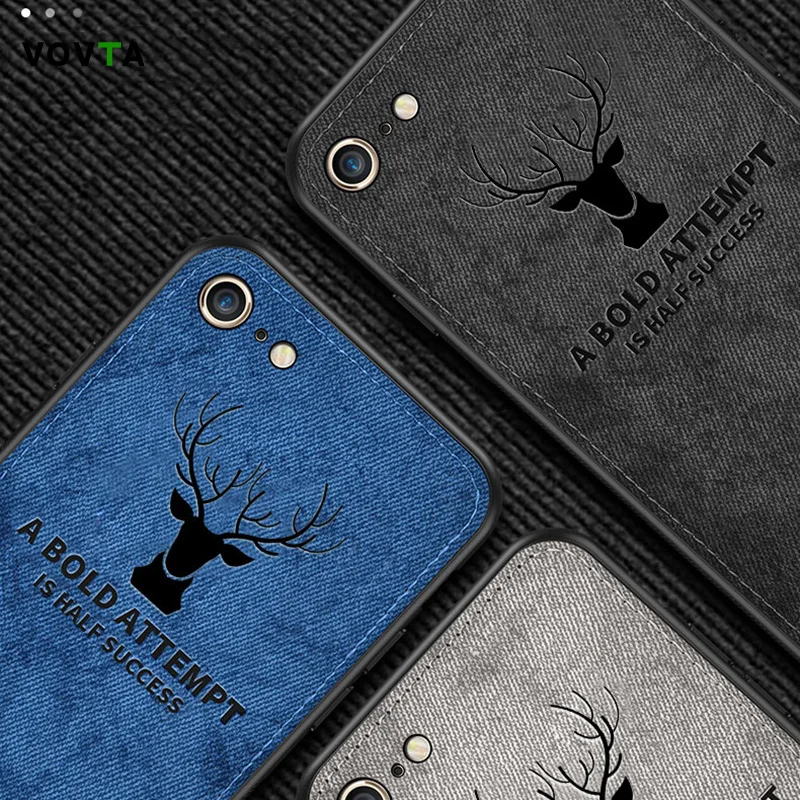 Новый тканевый ультра-тонкий холщовый силиконовый чехол для телефона iphone 6s 6 7 8 Plus