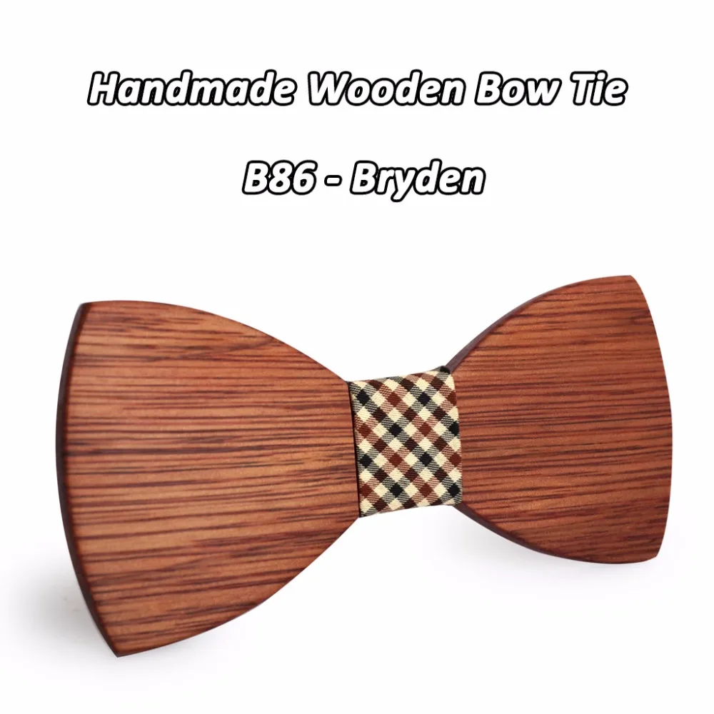 

Handmade Men/Women Wood Bow Tie Business Butterfly Cravat Party Ties