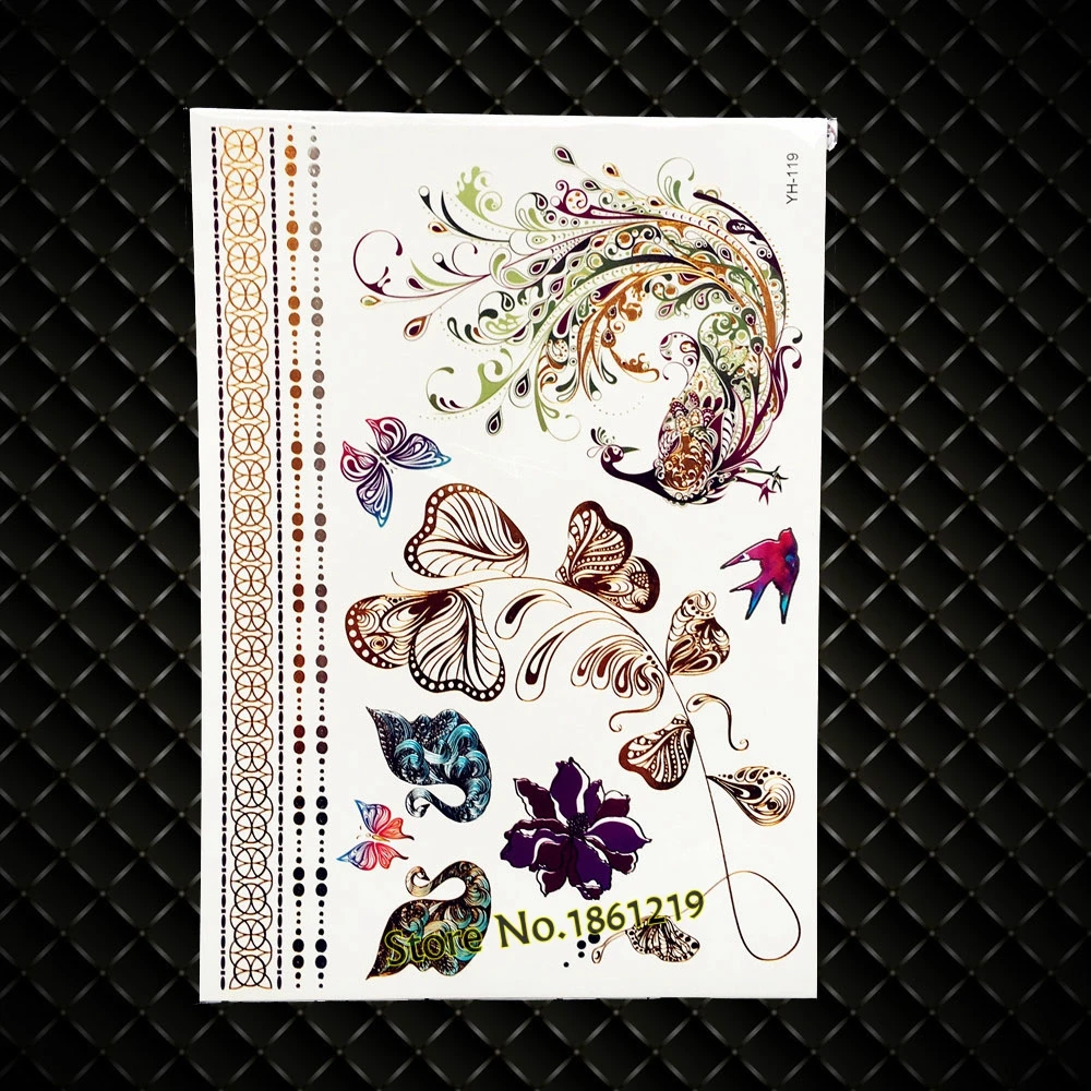 Женская наклейка с искусственным рисунком женская сексуальная тату-паста