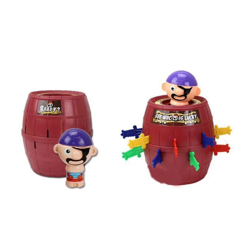 Lucky Stab игра "Пиратский бочонок" Tricky Funny Lucky Stab Pop Up Toy розыгрыши игрушки для детей детский подарок
