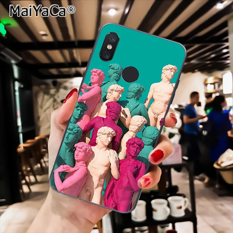 A14 MaiYaCa Винтаж штукатурка статуя Давида художественный чехол для телефона с рисунком для Xiaomi Redmi8 4X 6A S2 7A 6A Redmi 5 5Plus Note5 7 Note8Pro - Цвет: A14
