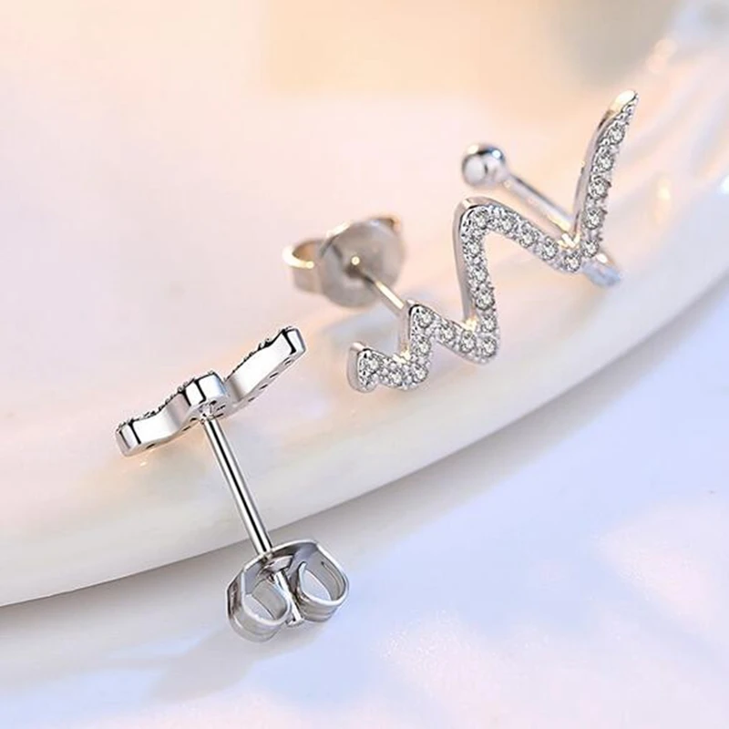 OMH оптовая продажа милые модные женские свадебные подарочные серьги-гвоздики из