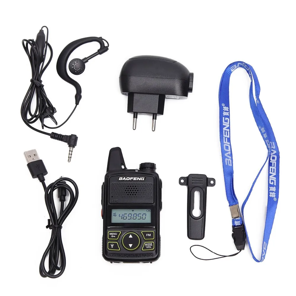 Оригинальная портативная мини рация Baofeng UHF 400 470 МГц двухсторонняя радиосвязь