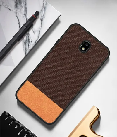 coffee orange Для samsung Galaxy J5 чехол мягкий силиконовый край Роскошные тряпичный чехол для samsung J7 J3 чехол для samsung A5 A3 A7 крышка - Цвет: coffee orange