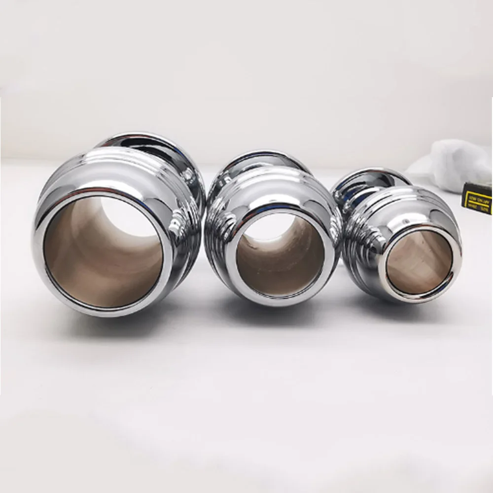 Metal Tunnel Butt Plug Hollow Anal Douche Enema Prostata Massager Peep Vaginal Dilator Sex Toys For Woman Men Gay L1 | Красота и