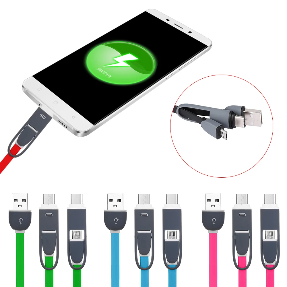 2 в 1 зарядный шнур USB-C адаптер цифровой USB 3,1 тип-c к Micro USB конвертер данных зарядное устройство кабель аксессуары для смартфонов