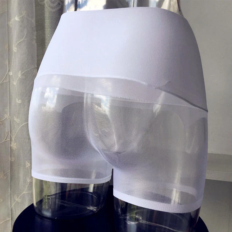 Для мужчин прозрачные тонкие бесшовные колготки s See Through прилив белье Гей пениса